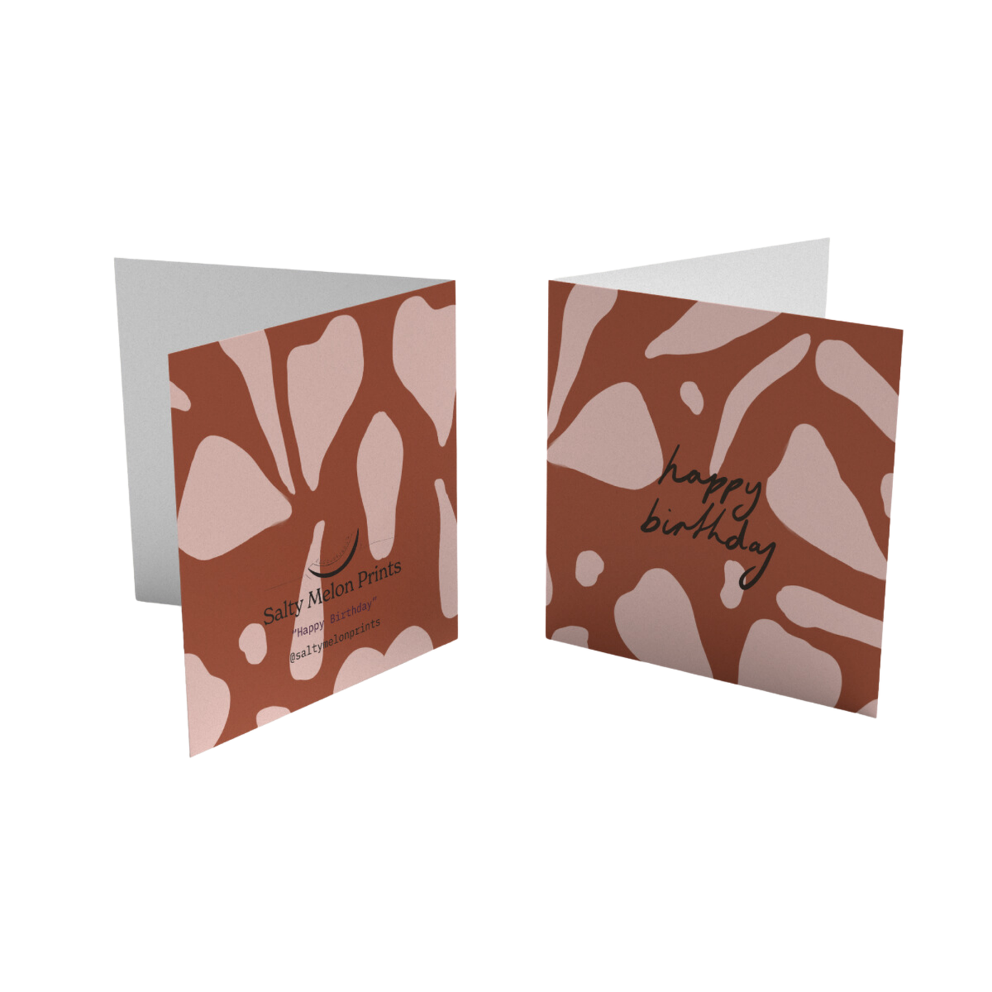 Mini Happy Birthday Greeting Card - Salty Melon Prints