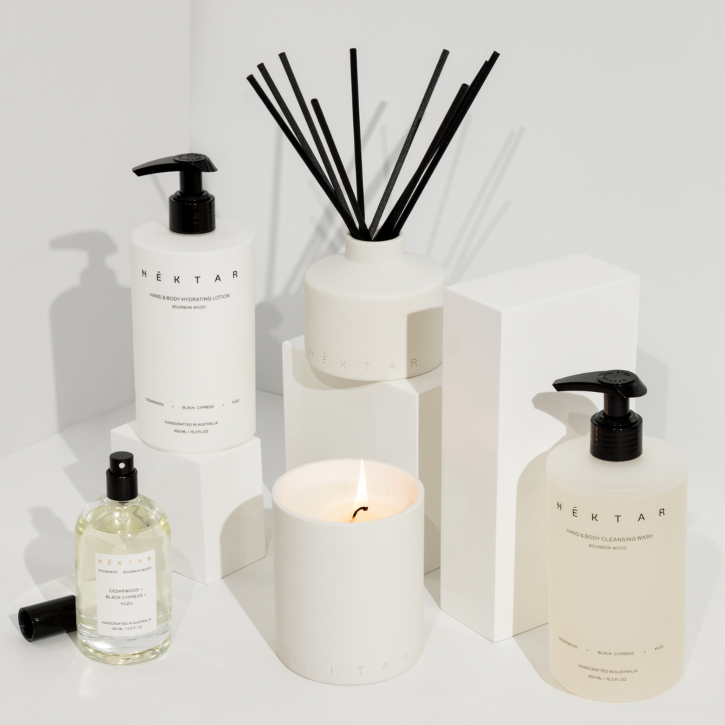 Bourbon Wood Luxurious Home Fragrance Bundle - Nēktar