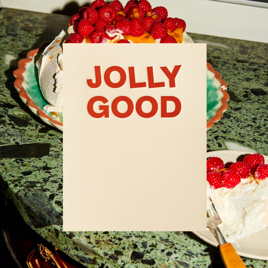 Jolly Good Greeting Card - Short Talk