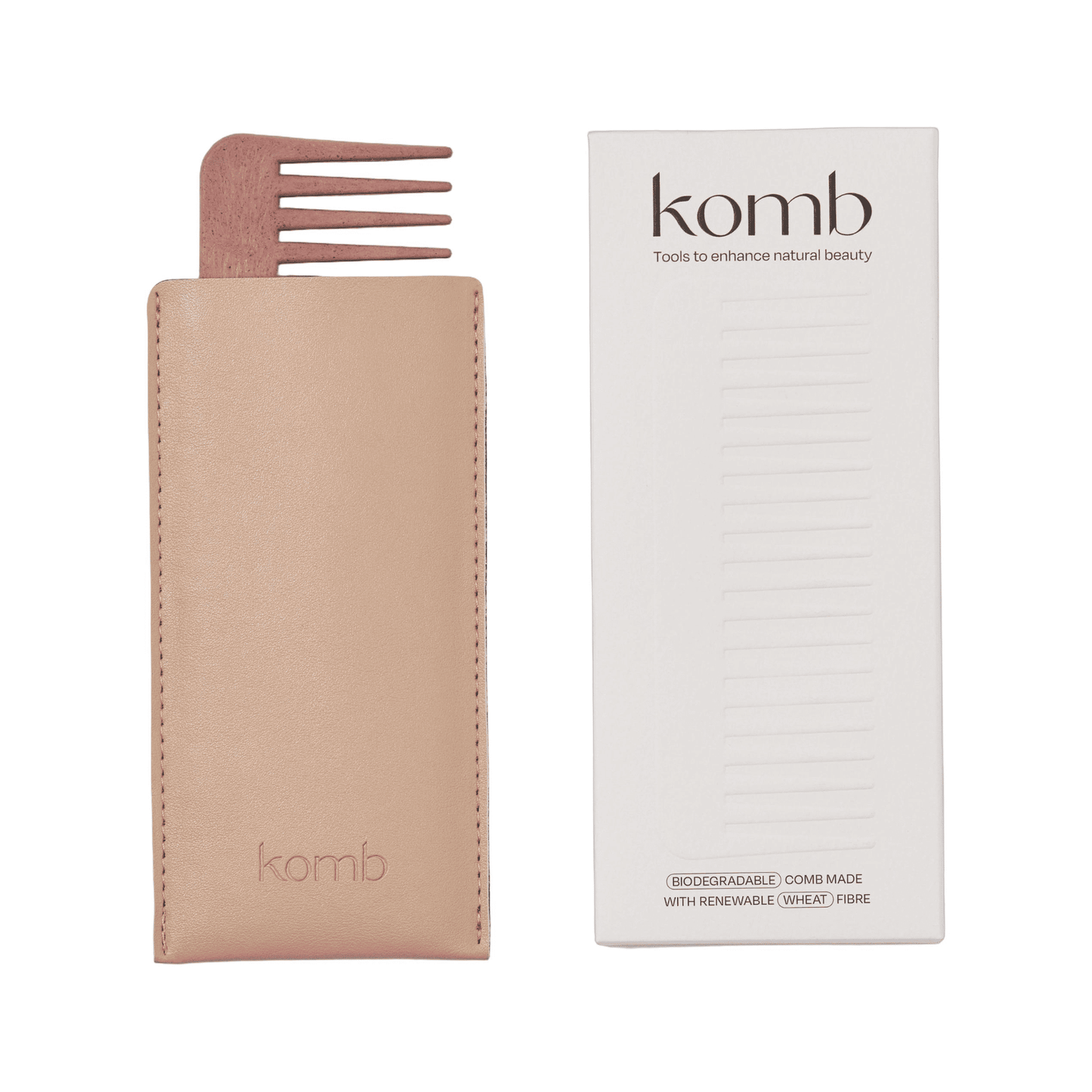 No 1. Wide Tooth Comb (Clay) - Komb