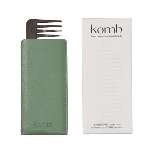 No 1. Wide Tooth Comb (Coffee) - Komb