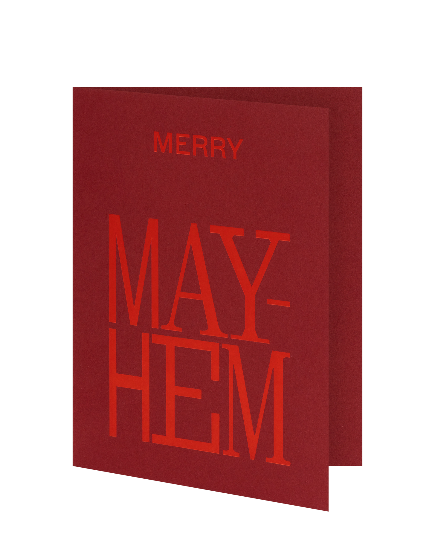 Merry MAYHEM Greeting Card - Short Talk