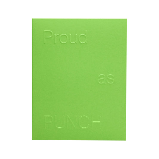 Proud as PUNCH Greeting Card - Short Talk