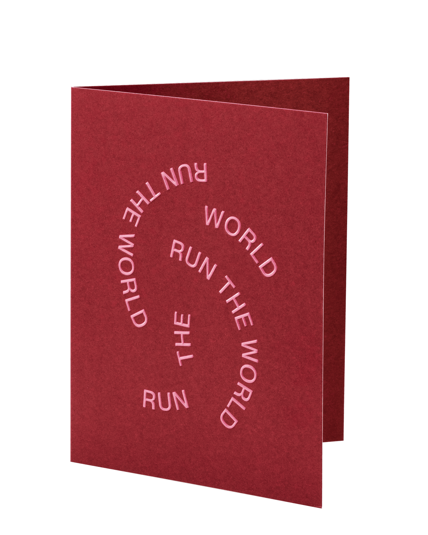 Run The World Greeting Card