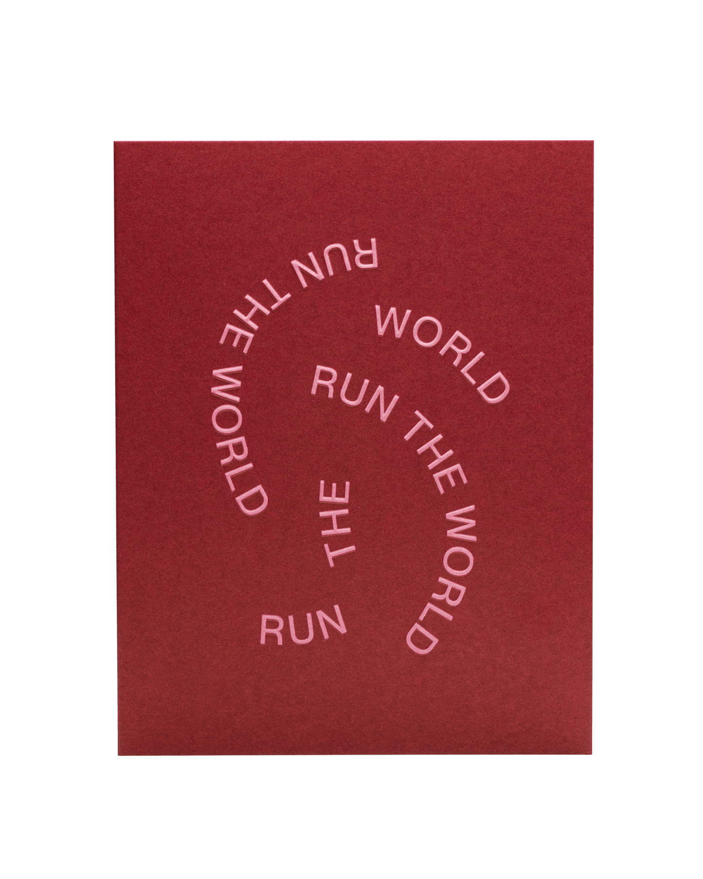 Run The World Greeting Card