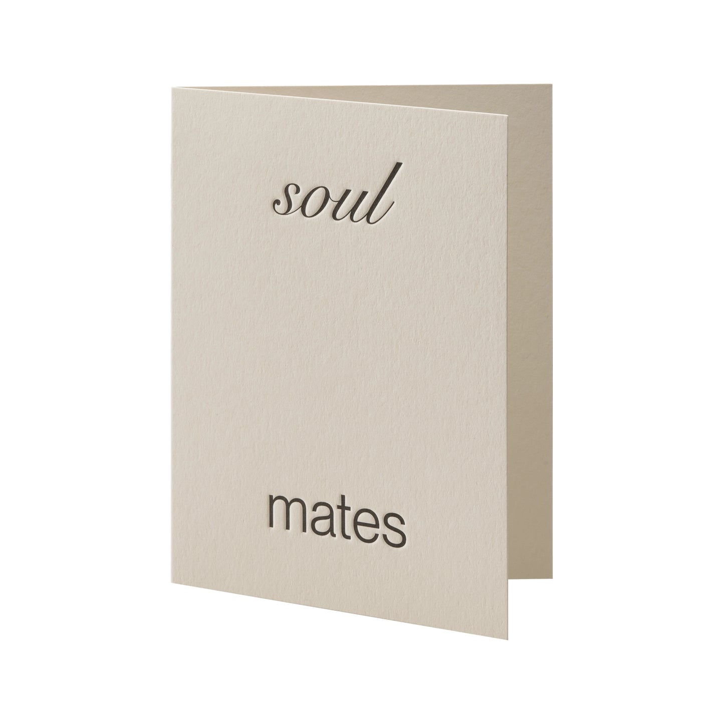 Soulmates Greeting Card - Short Talk