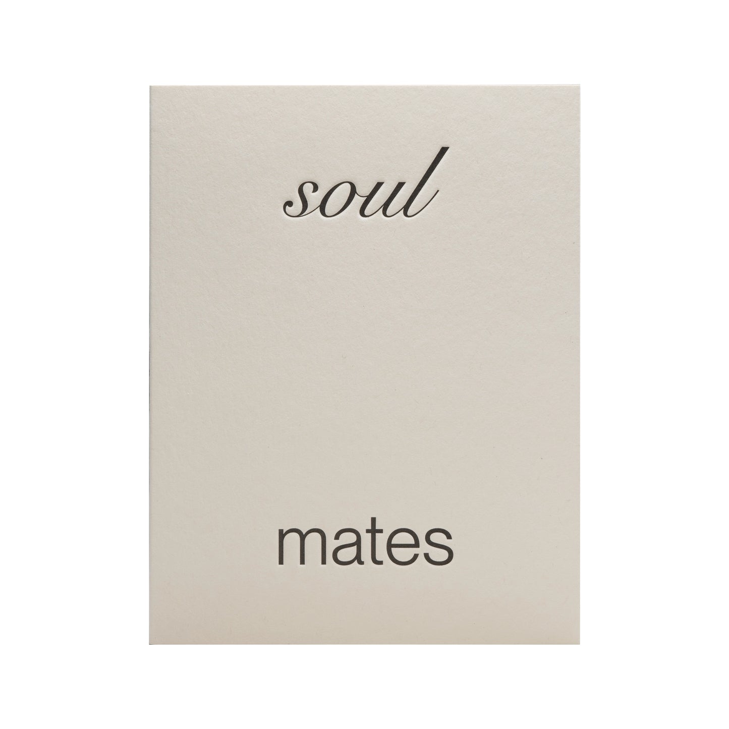 Soulmates Greeting Card - Short Talk