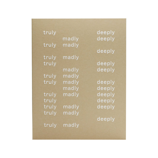 Truly Madly Deeply Greeting Card - Short Talk