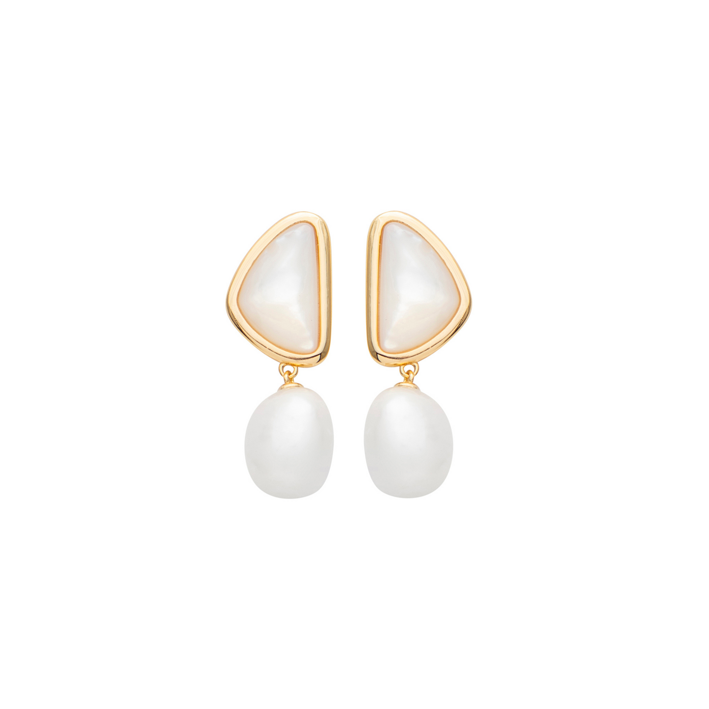 Soft Touch Drop Pearl Earrings - YiSu Design