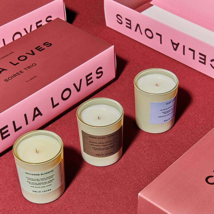 Soiree Trio Candle Set - Celia Loves