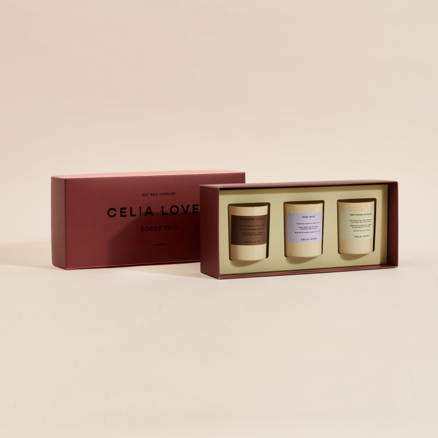 Soiree Trio Candle Set - Celia Loves